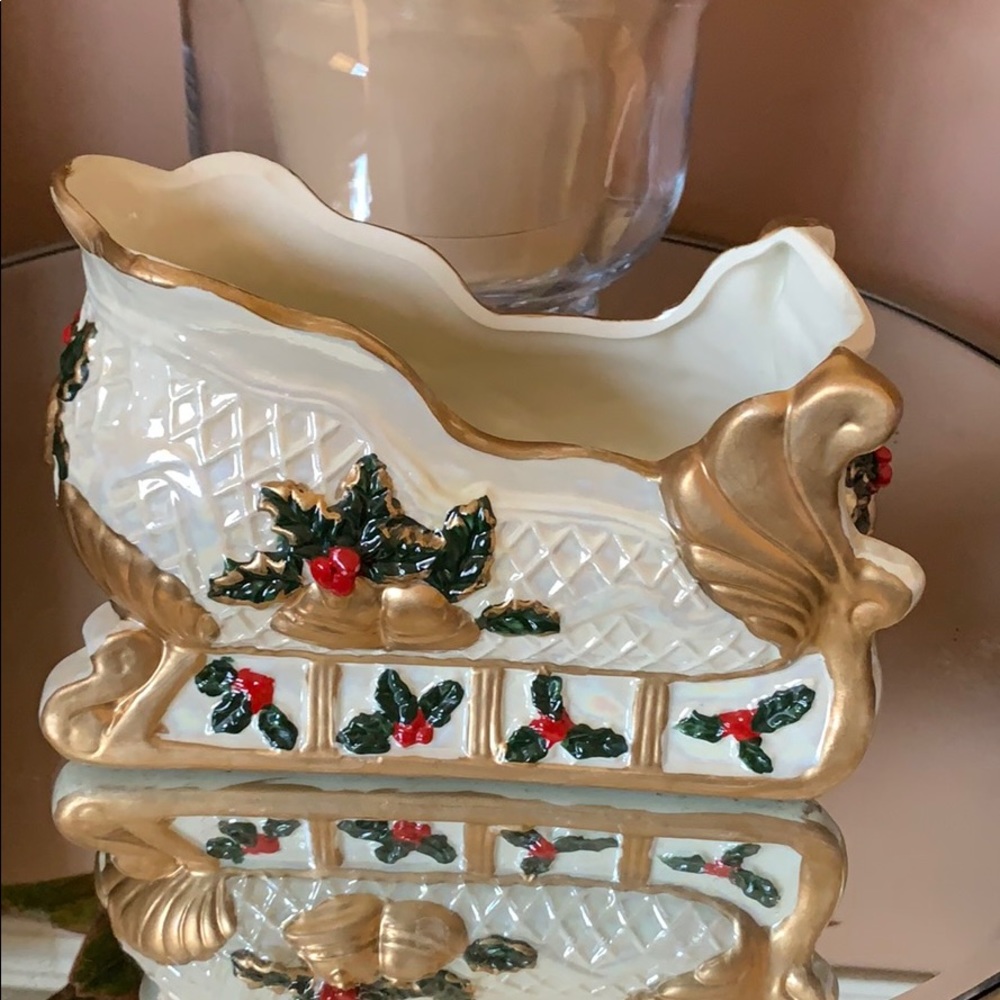 Vintage ceramic sled